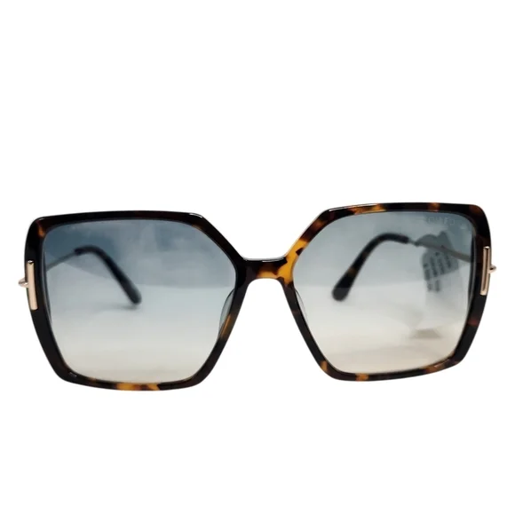 TOM FORD Joanna Butterfly Havana Sunglasses NEW - Picture 1 of 10